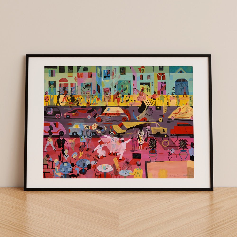 On the Town Giclée Print