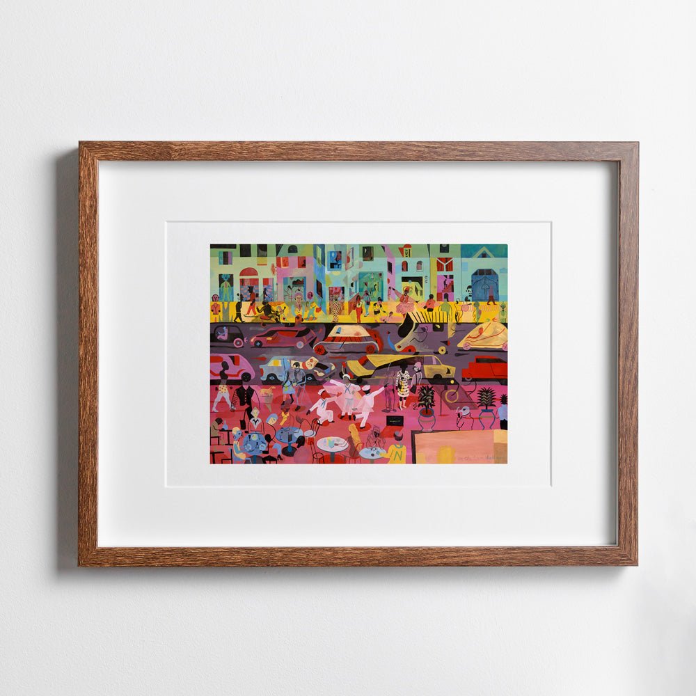 On the Town Giclée Print