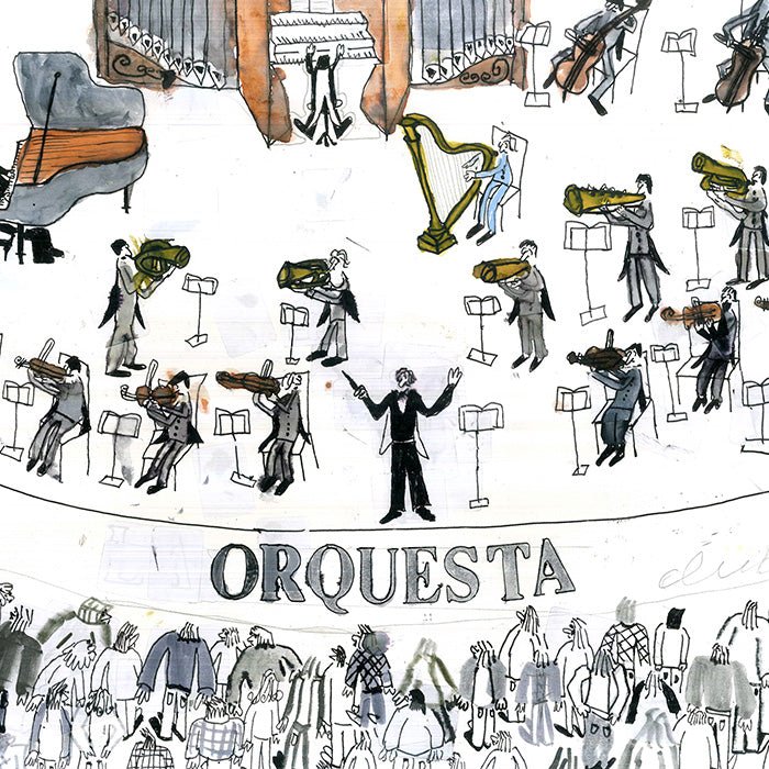 Orchestre A3 Giclée Print