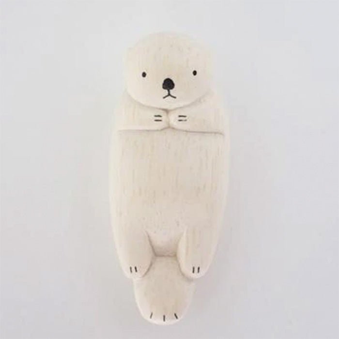 Animal de Madera Pole Pole Nutria Marina