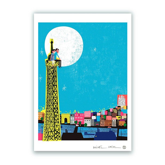 París Impresión Giclée A3