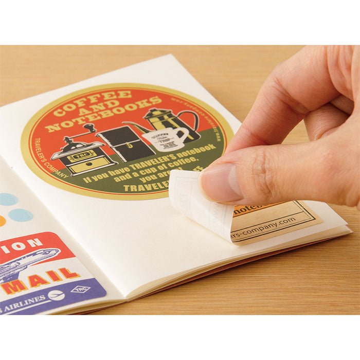 Recharge pour carnet de voyage 017, papier autocollant - Format passeport