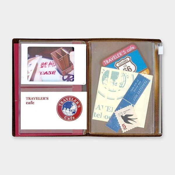 TRAVELER'S notebook Recharge 004 Poche zippée - Format passeport