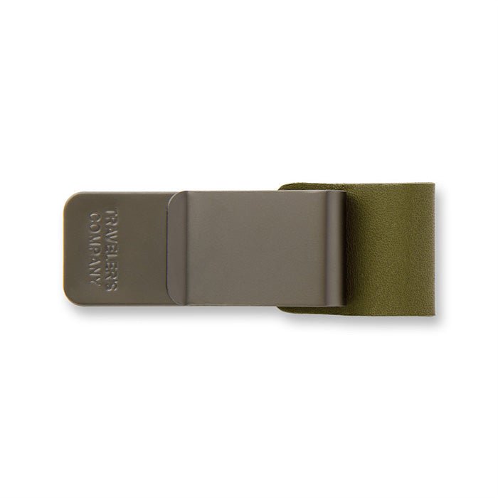 Recharge carnet TRAVELER'S 016 Porte-stylo M Olive