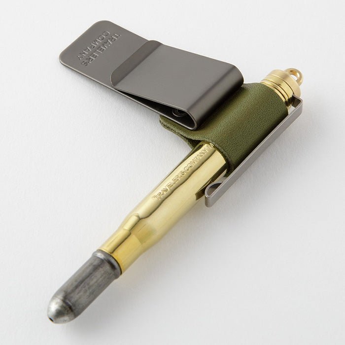 Recharge carnet TRAVELER'S 016 Porte-stylo M Olive