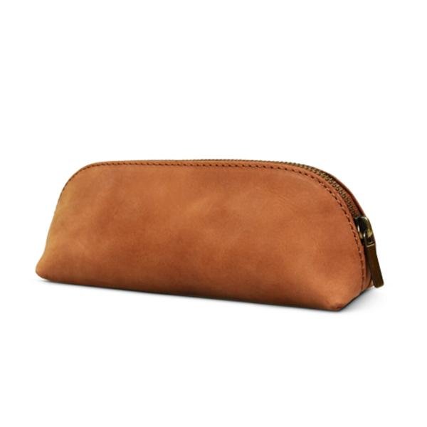 Pencil Case Large Hunter Leather Camel