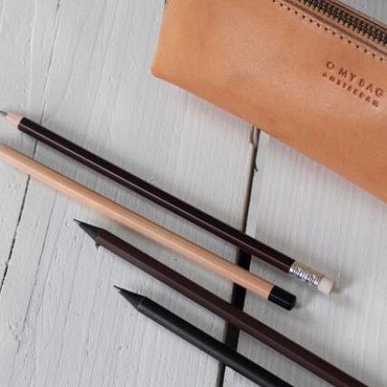 Pencil Case Large Hunter Leather Camel