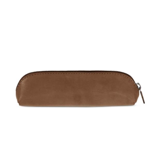 Pencil Case Small Classic Leather Camel