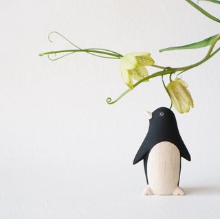 Animal de Madera Pole Pole Pingüino