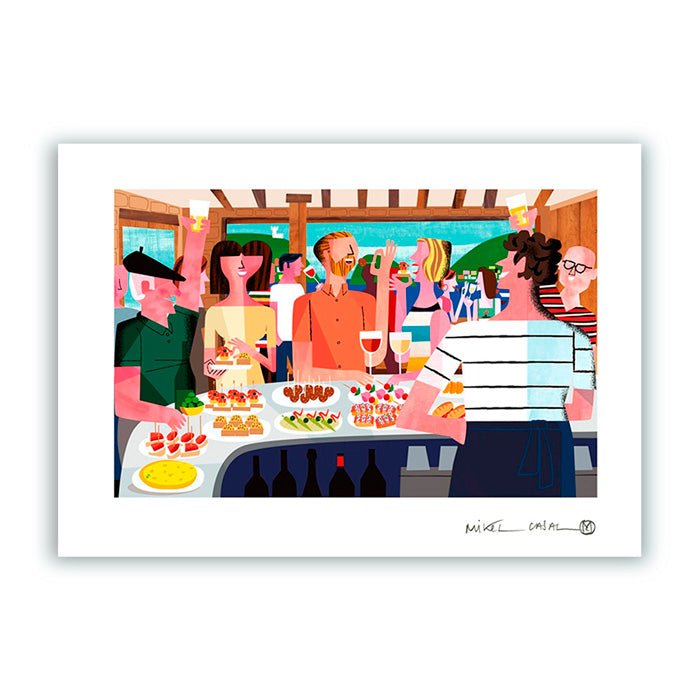 De Pintxos Giclée Print A3