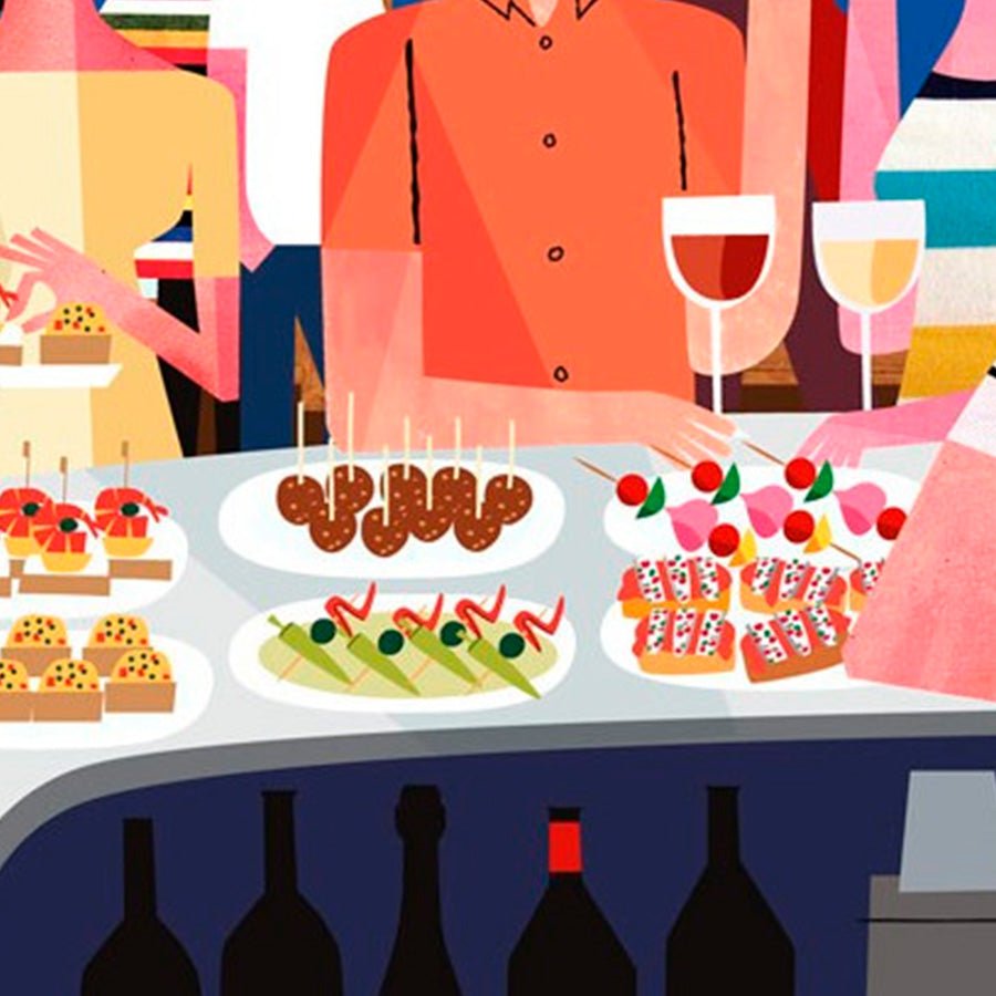 De Pintxos Giclée Print A3