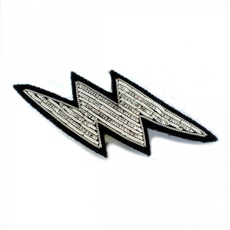Flash Hand-embroidered Brooch
