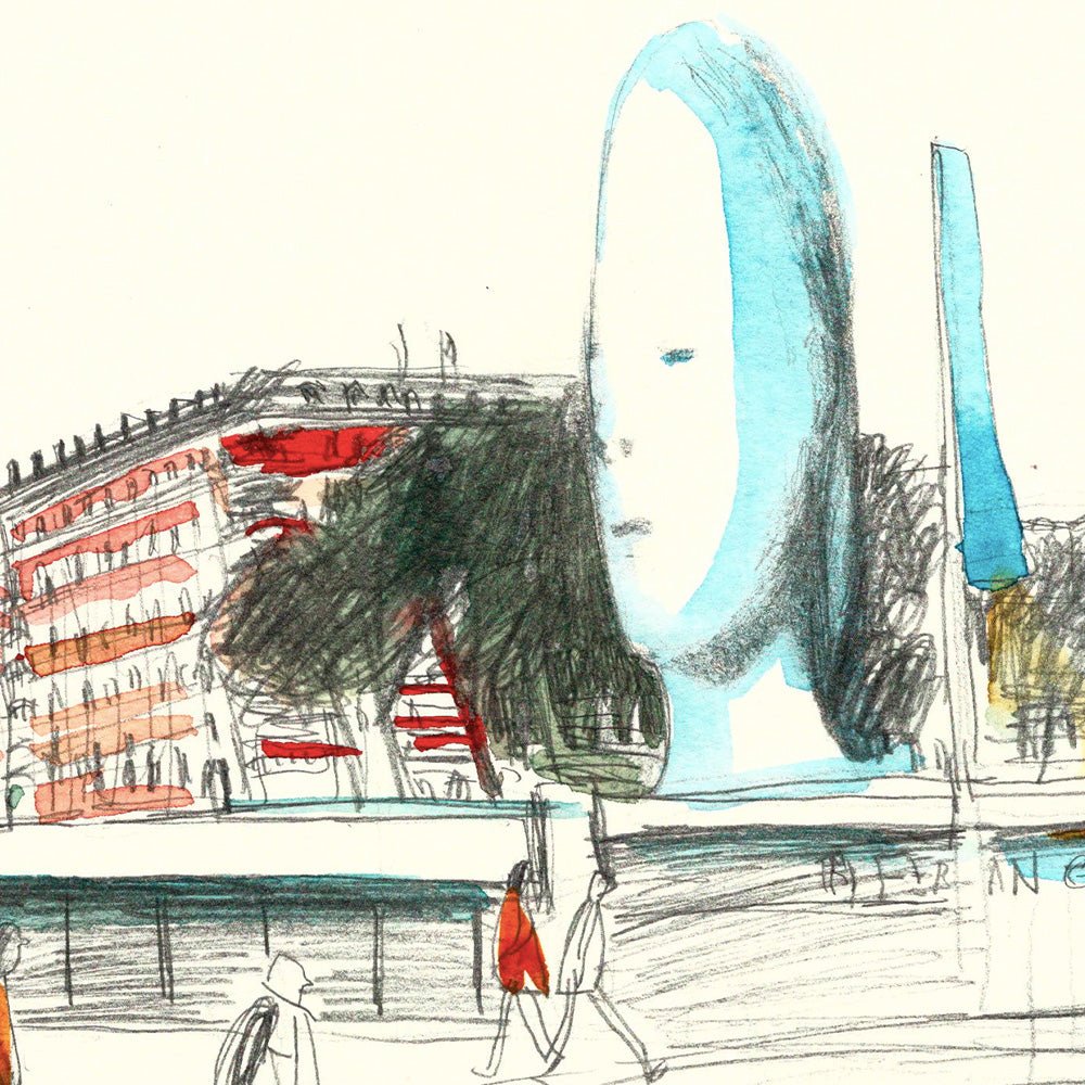 Plaza de Colón Giclée Print