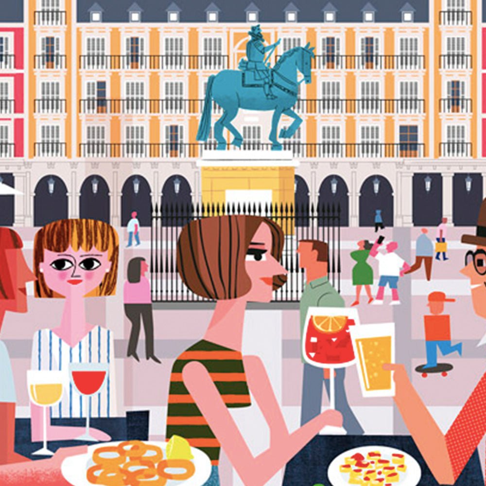 Plaza Mayor Madrid Impresión Giclée