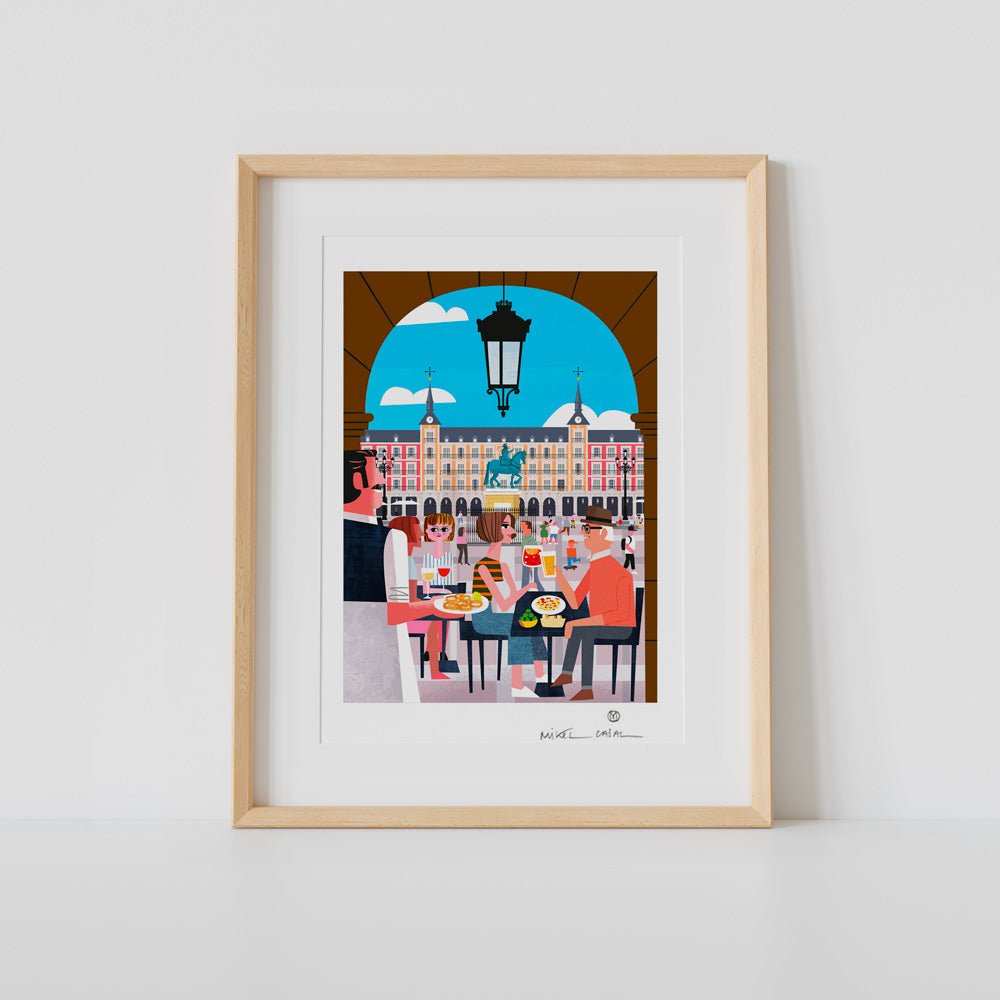 Plaza Mayor Madrid Impresión Giclée
