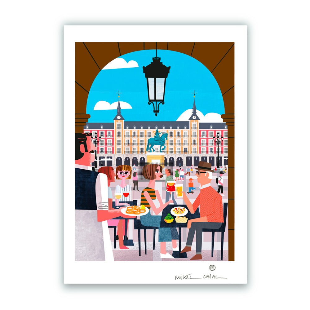 Plaza Mayor Madrid Impresión Giclée