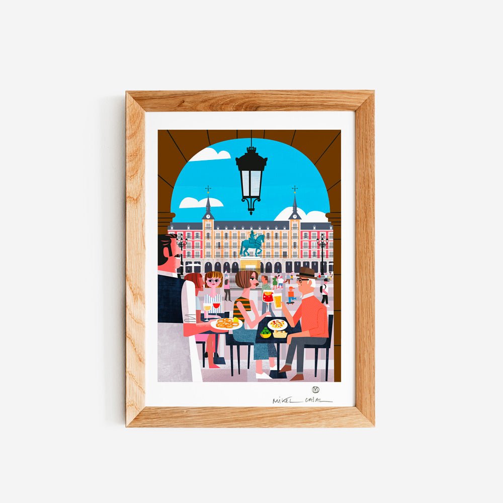 Plaza Mayor Madrid Impresión Giclée