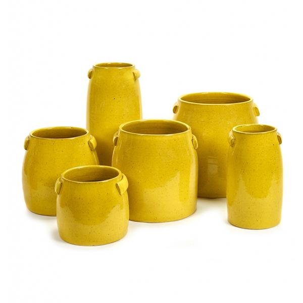 Macetero Tabor S D22 x H19 Amarillo