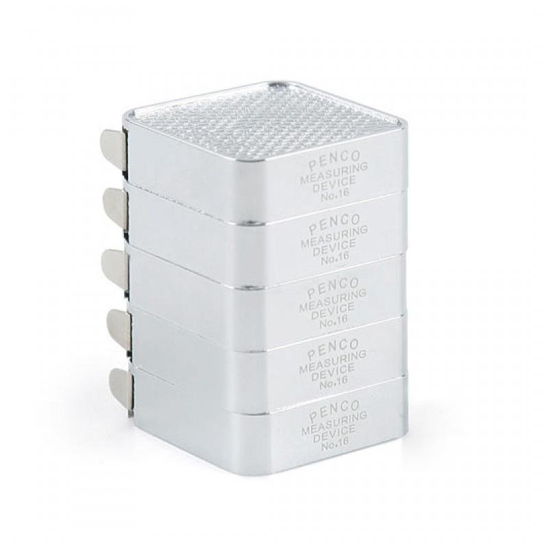 Mètre ruban de poche rouge 2M