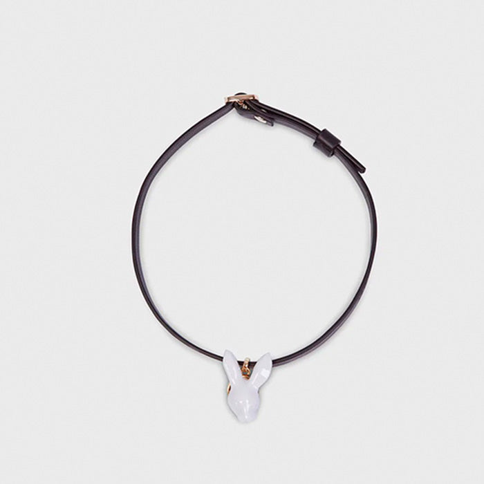 Collar Choker Cabeza de Conejo