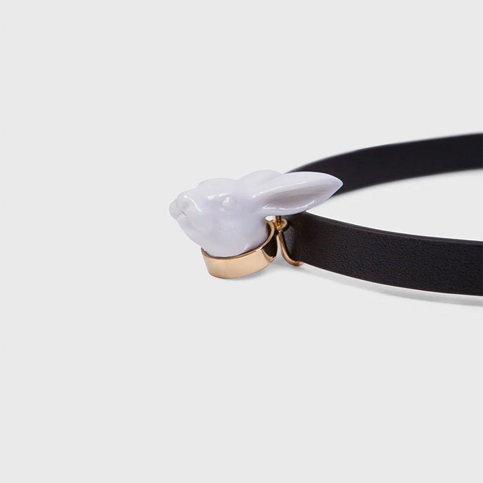 Collar Choker Cabeza de Conejo