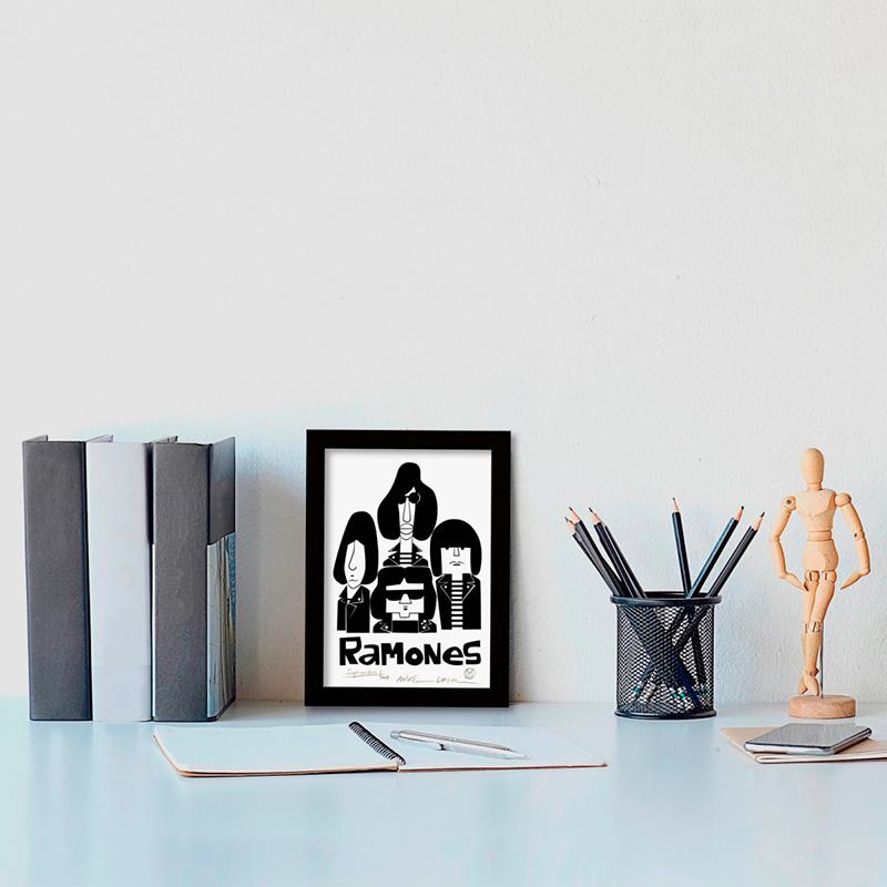 Ramones Giclée Print A5