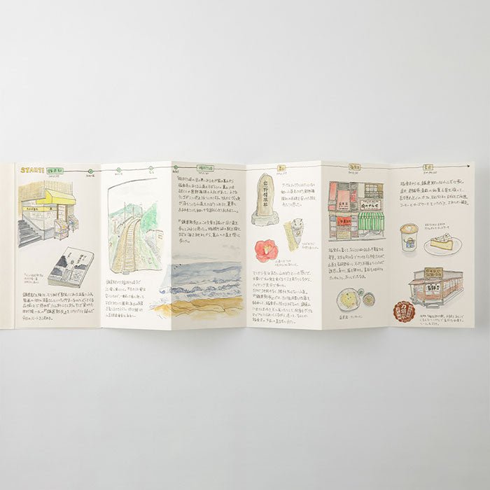 Recharge pour carnet de voyage 032, papier accordéon - Format standard