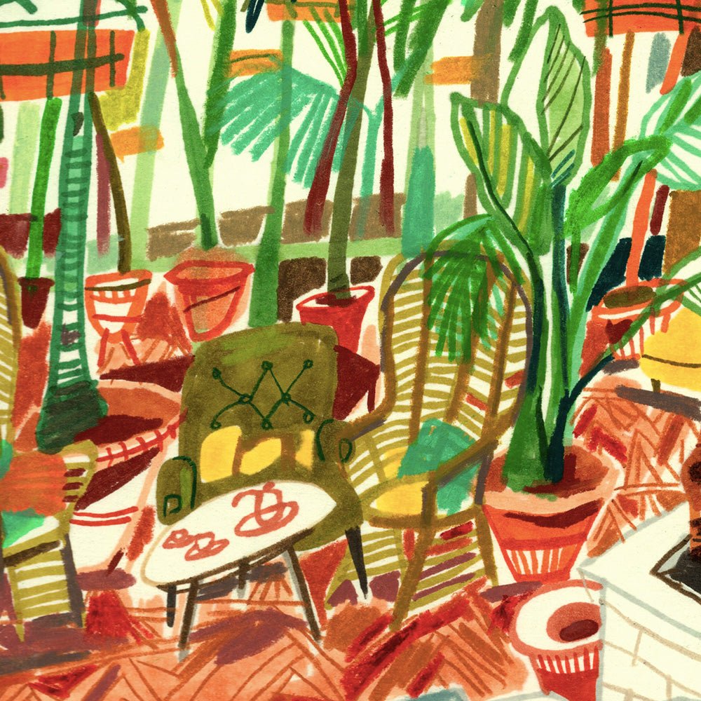 Reschio Interior Giclée Print
