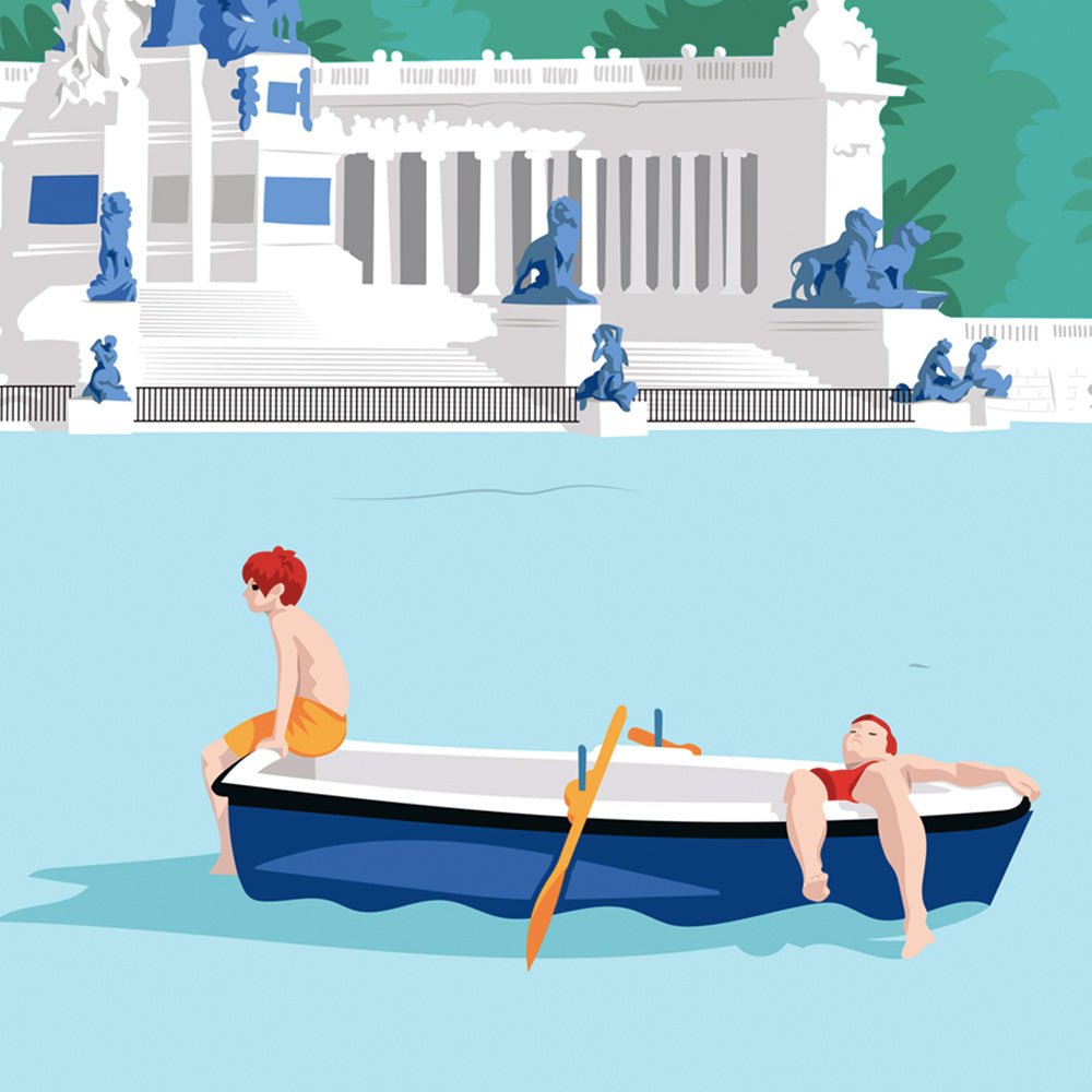 Impression giclée El Retiro