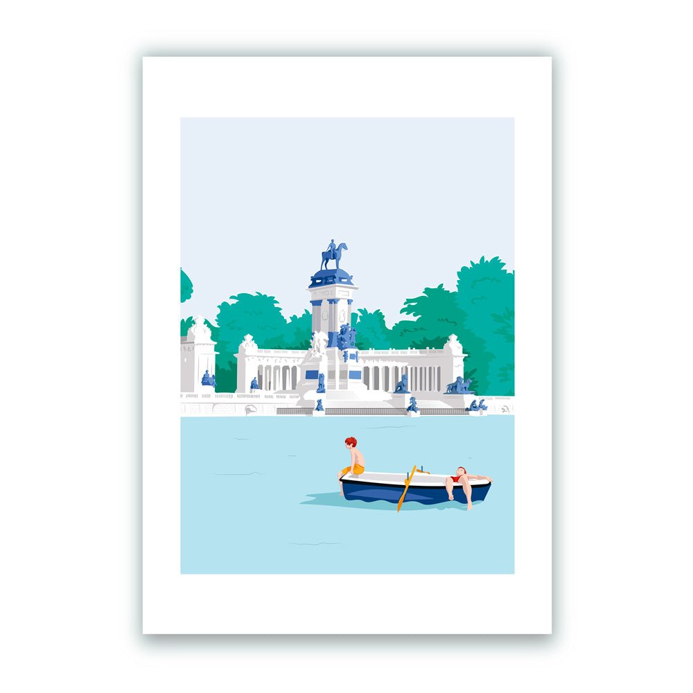 Impression giclée El Retiro