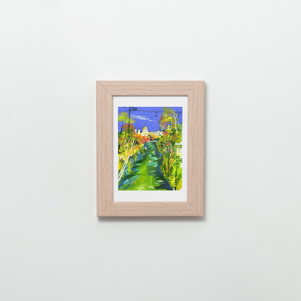 La Ribera del Manzanares Impresión Giclée A5