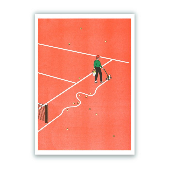 Roland Garros Risographie A3