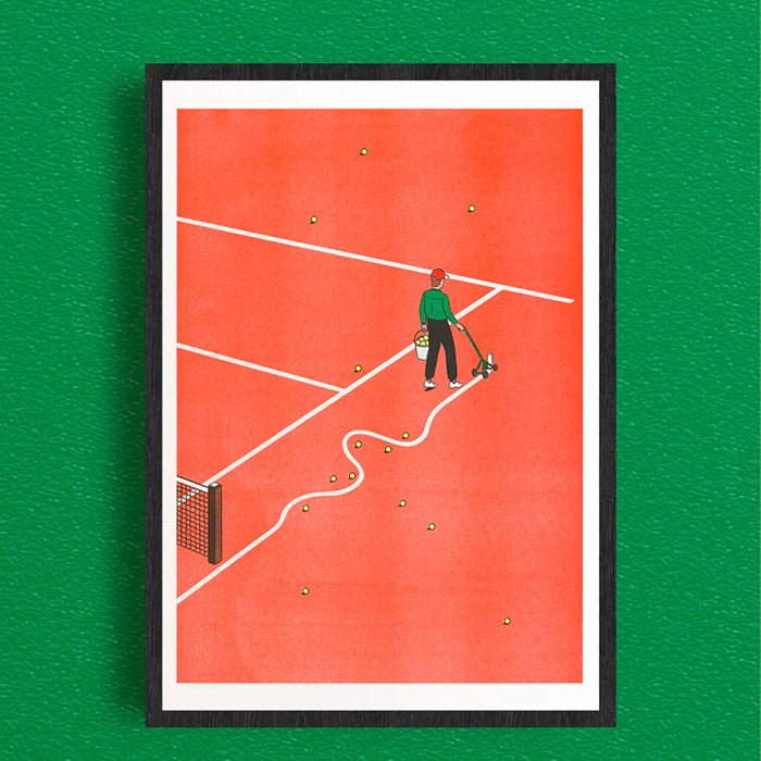 Roland Garros Risographie A3
