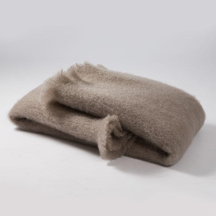 Mohair Scarf Taupe 465 35x170