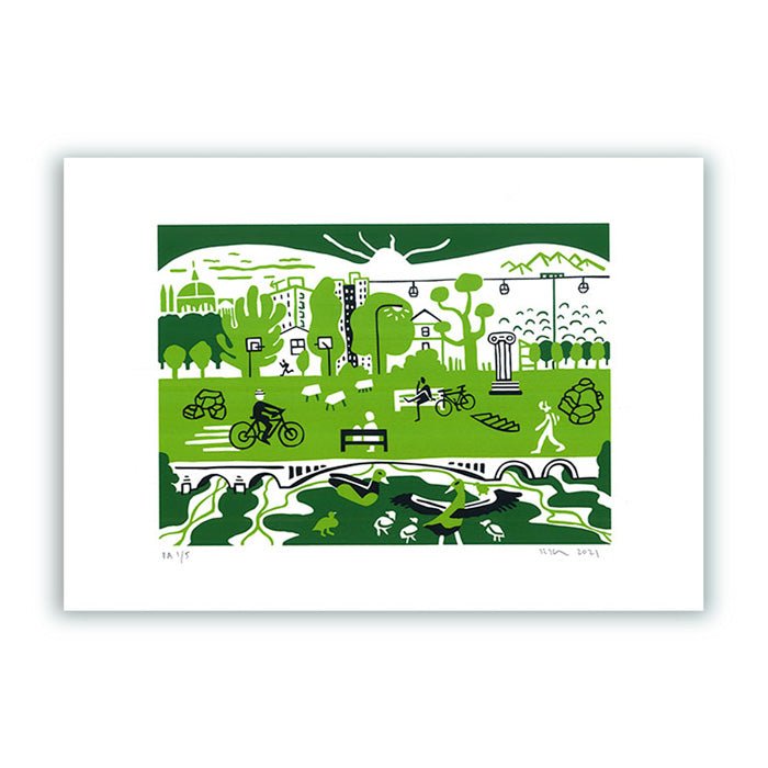Verde Imperium Screen Print A3
