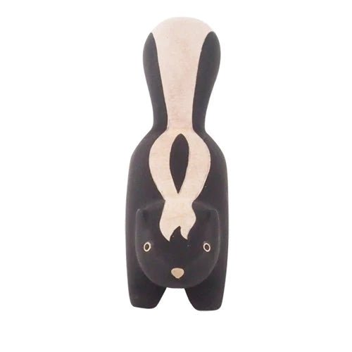 Pole Pole Wooden Animal Skunk