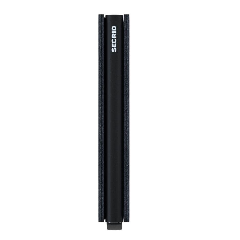 Portefeuille mince SM vert mat - noir