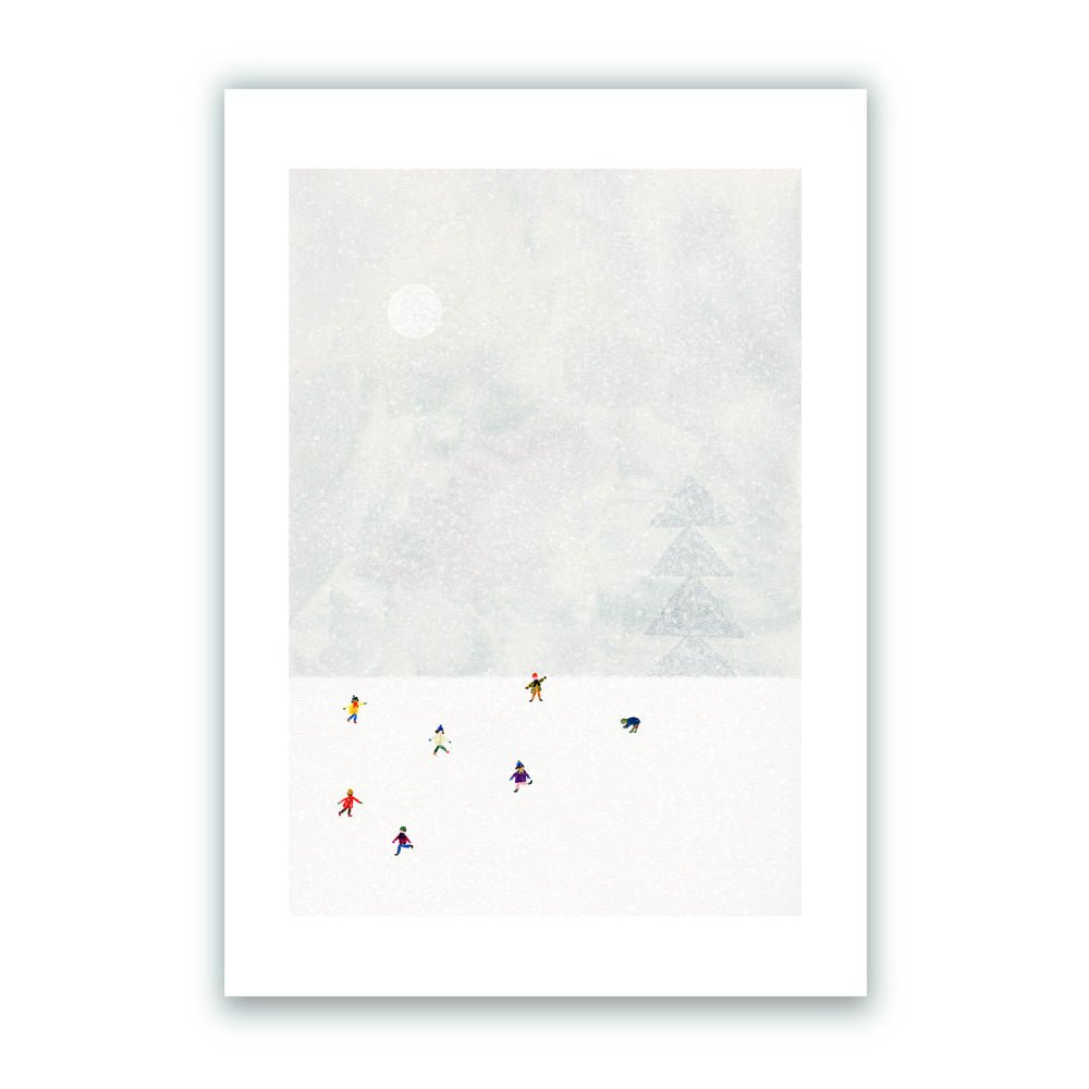 Combat de boules de neige Giclée Print