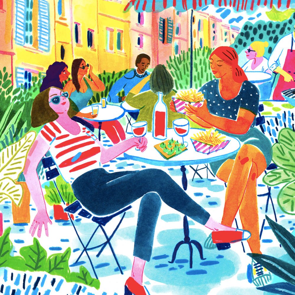 Soleil En Terrasse Impresión Giclée