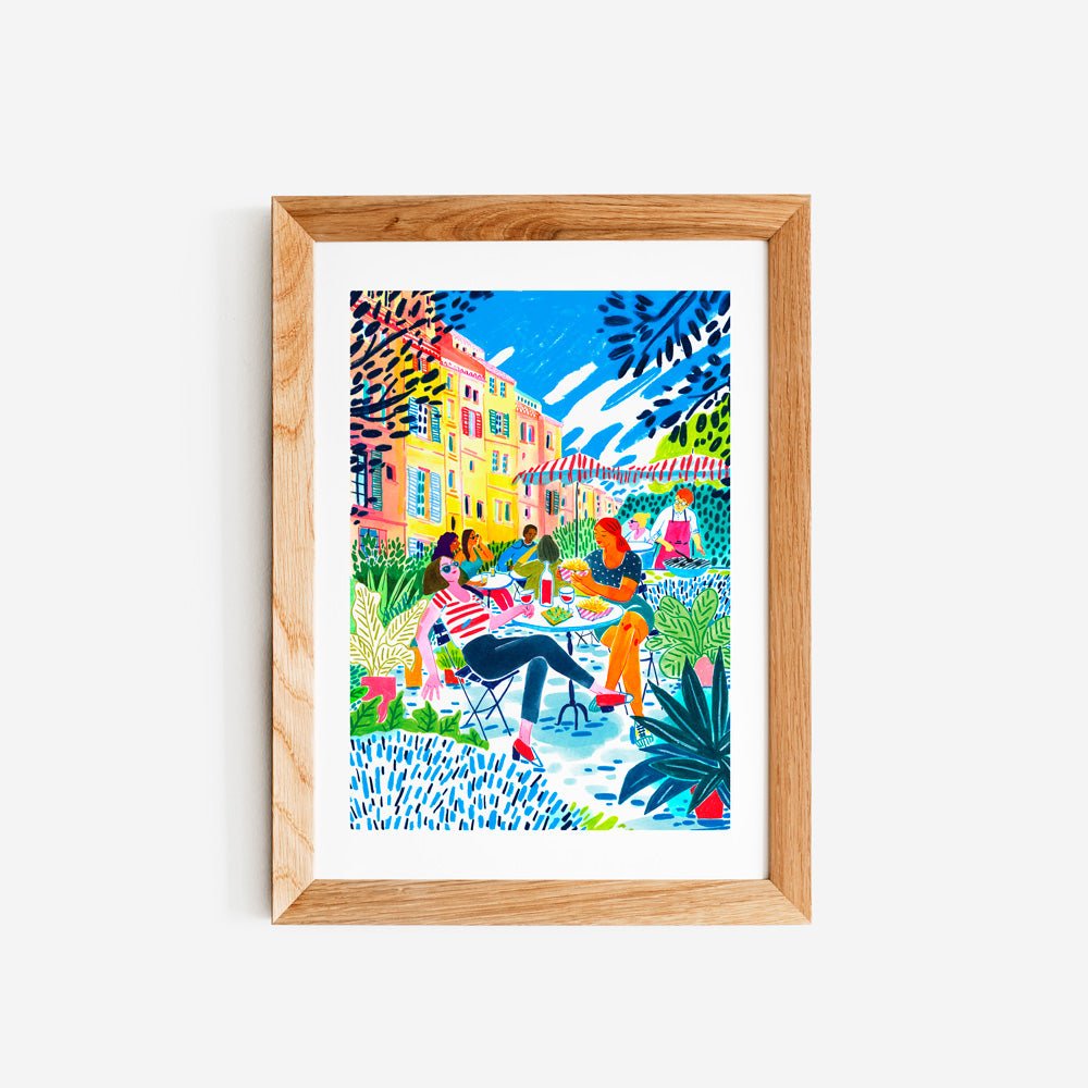 Soleil En Terrasse Impresión Giclée