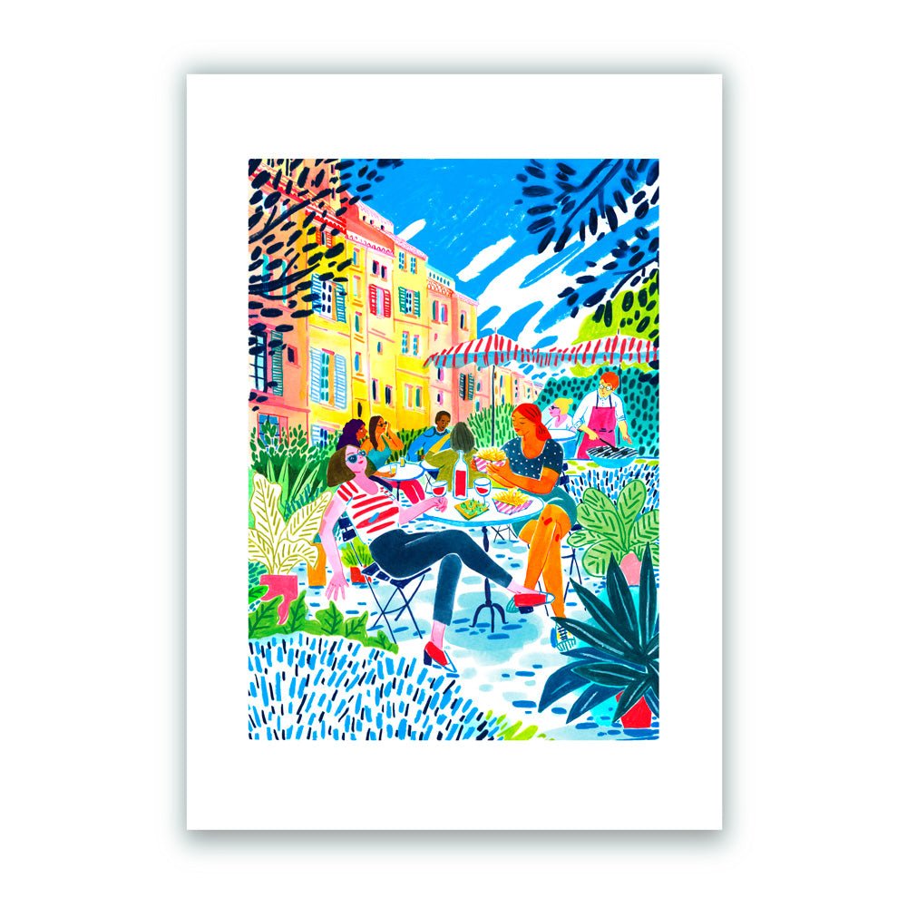 Soleil En Terrasse Impresión Giclée