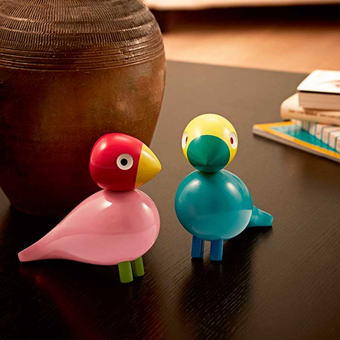 Pájaro Songbird Sunshine Turquesa / Amarillo