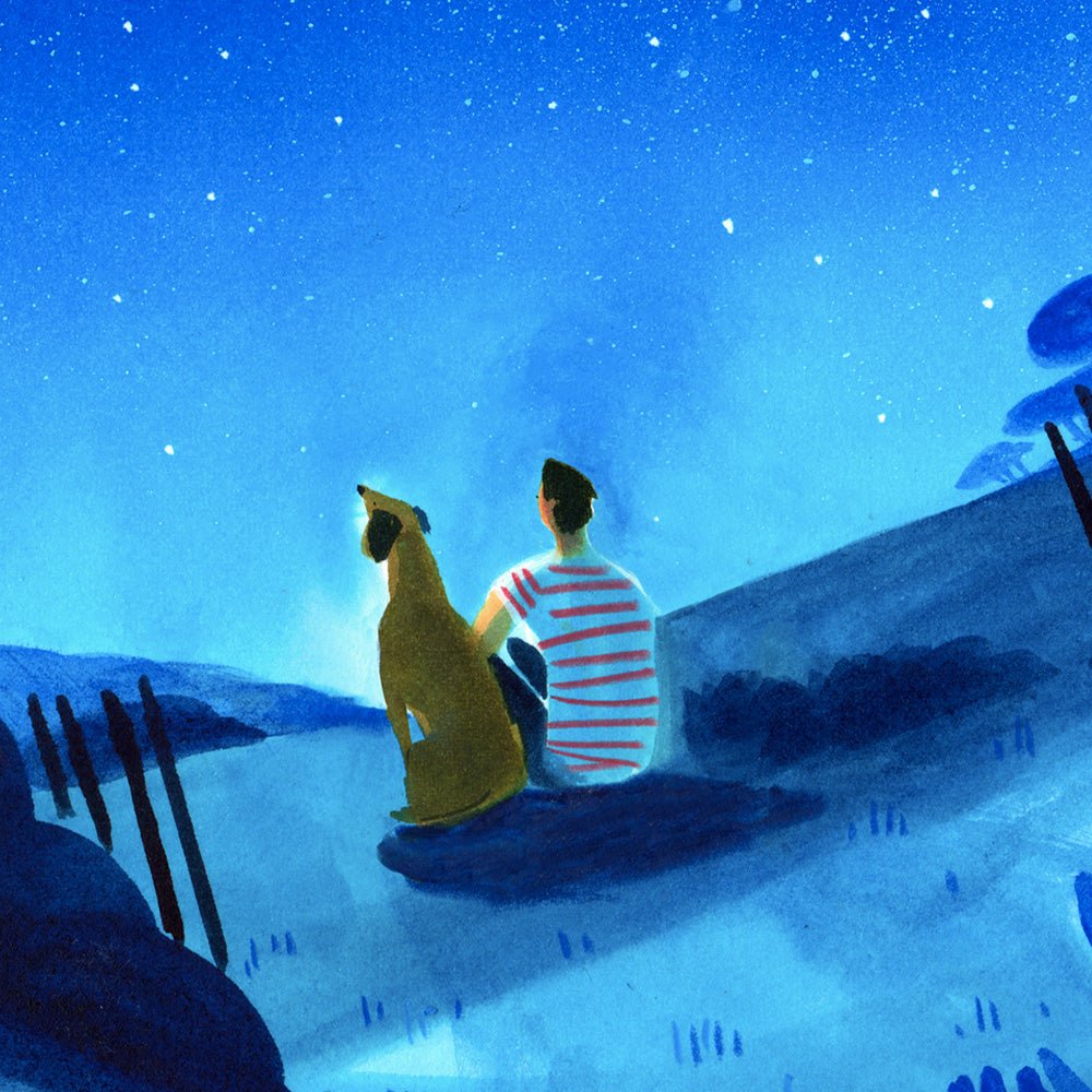 Sous Les Étoiles Impresión Giclée
