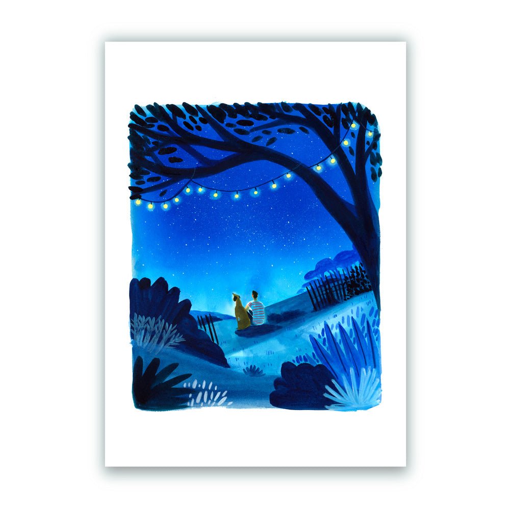Sous Les Étoiles Impresión Giclée