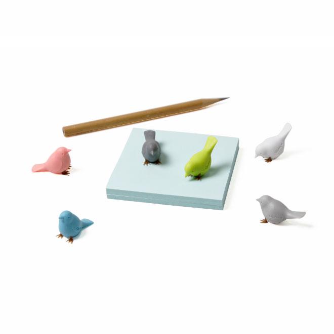 Mini aimants moineaux pastel
