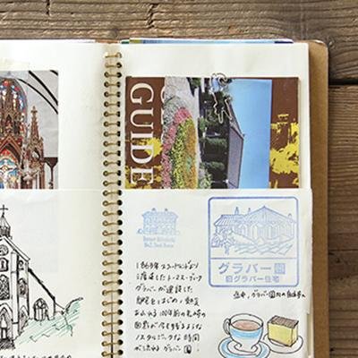 Spiral Ring Notebook A5 Slim Paper Pocket