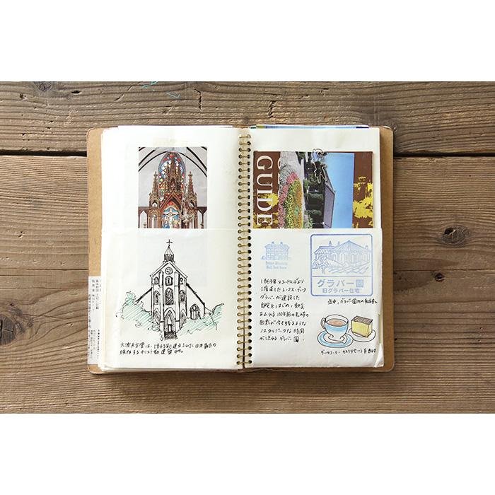 Spiral Ring Notebook A5 Slim Paper Pocket