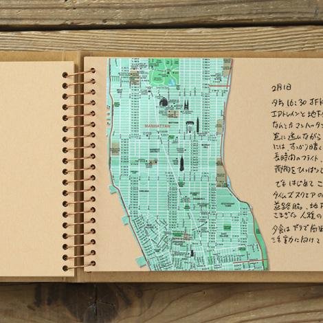 Spiral Ring Notebook B6 DW Kraft