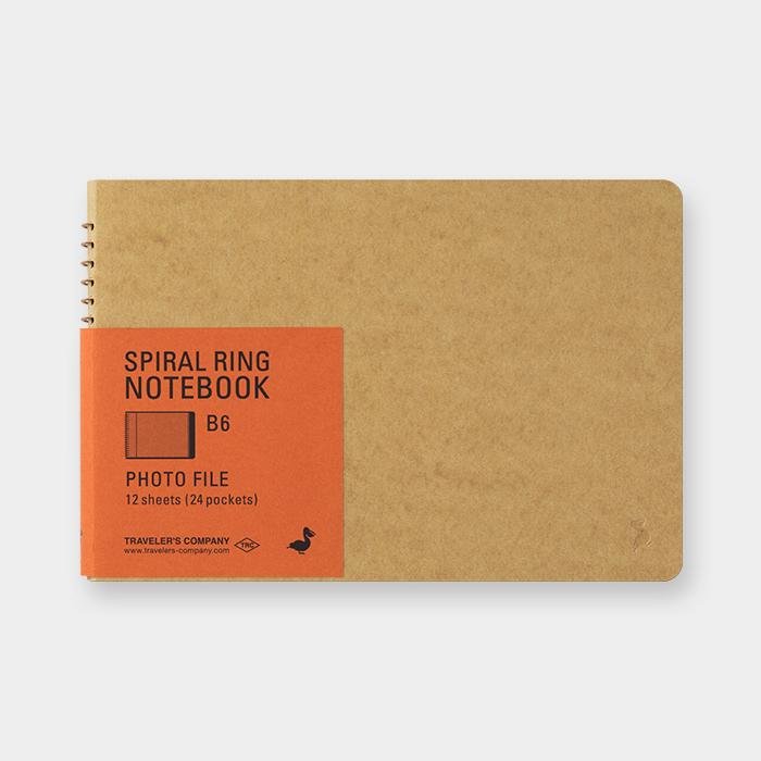 Spiral Ring Notebook B6 Photo File
