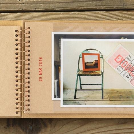 Spiral Ring Notebook B6 Photo File